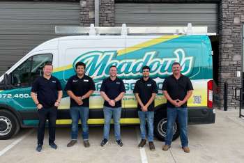 Garage Door Experts Posing for a Company Picture