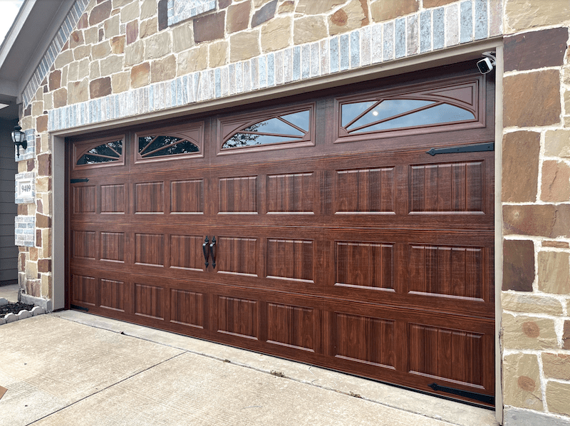 Brown Garage Door 