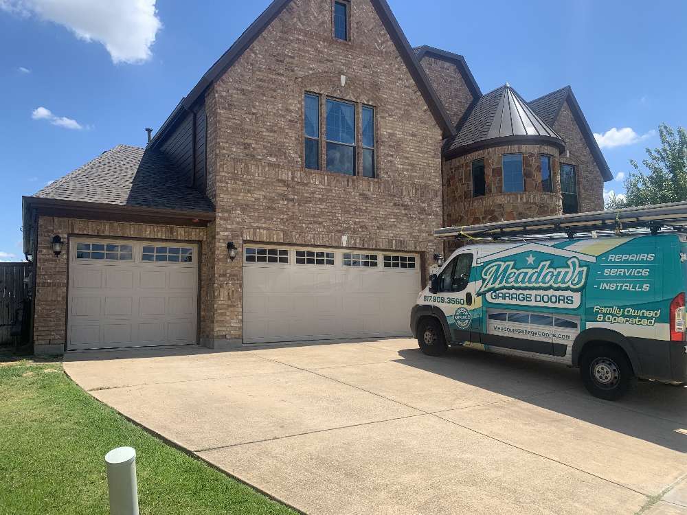 Carriage Doorlink Desert Tan with Stockton Windows